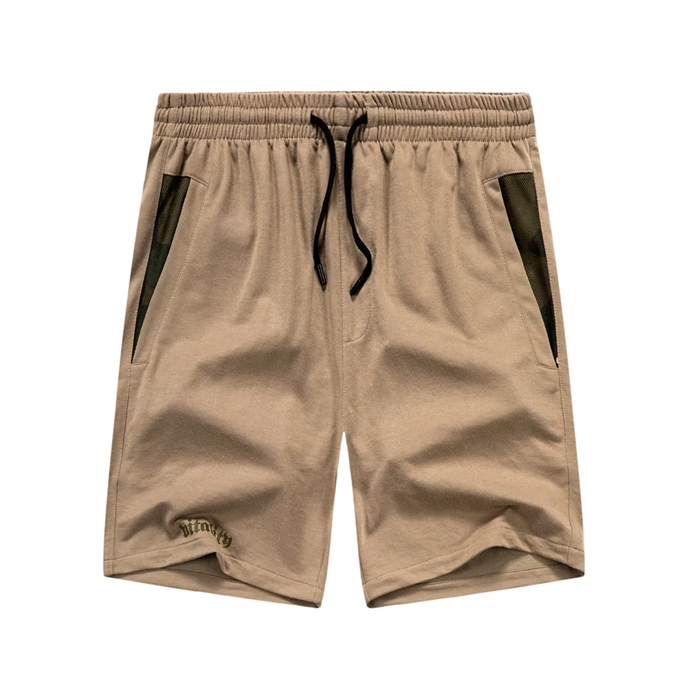 Шорты мужские с карманами модные пляжные эластичным поясом лето 2020|Мужские