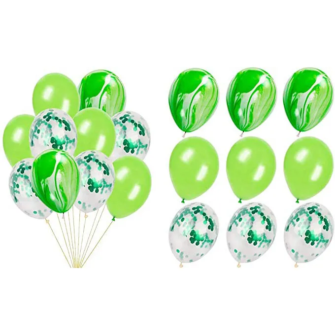 10pcs mix 10 шт 10 дюймов 2,3 г мраморный агат Радуга круглый латексный шар украшения на свадьбу на день рождения Единорог вечерние принадлежности для детского душа - Цвет: 10pcs mix