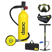 dideep x4000 1l capacity refillable design mini scuba diving tank oxygen cylinder underwater diving set air oxygen tank