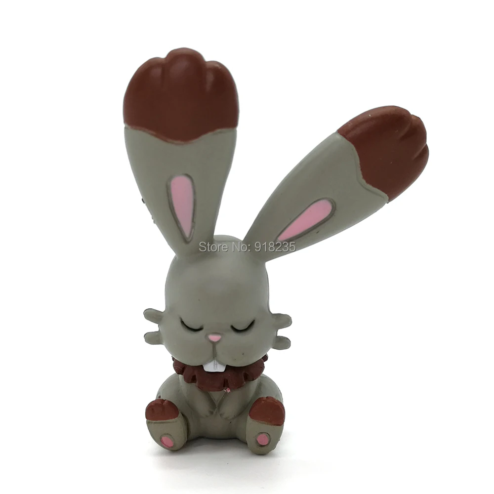 10/лот 5 6 шт./компл. Мини фигурки из ПВХ спальный пика чупин Fennekin Goomy Treecko 3 см