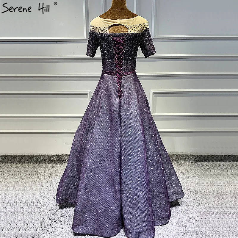 Дубай фиолетовые короткие без рукавов трапециевидные вечерние платья 2021