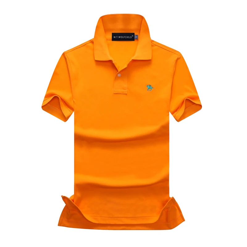 Рубашка поло мужская с отложным воротником хлопок 100% короткий рукав