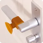 Комплект из 2 предметов анти-столкновения резиновый буфер дверь стены протекторы дверная ручка бамперы для ограничители открывания двери, ручка Удар Бесплатная бум