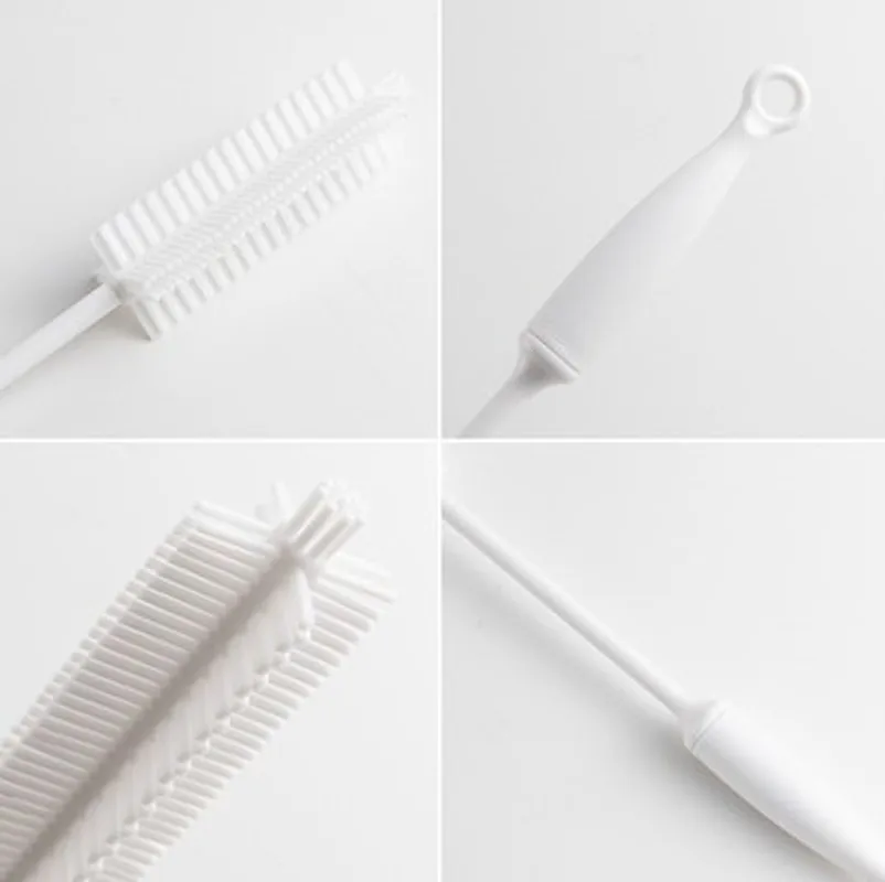 Ершик силиконовый щетка для чистки стекла с длинной ручкой 1 шт. бытовой