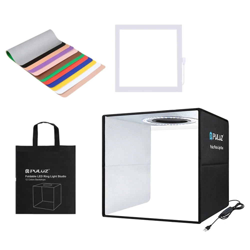 25 см складной кольцевой светильник с питанием от USB фотостудия фотография