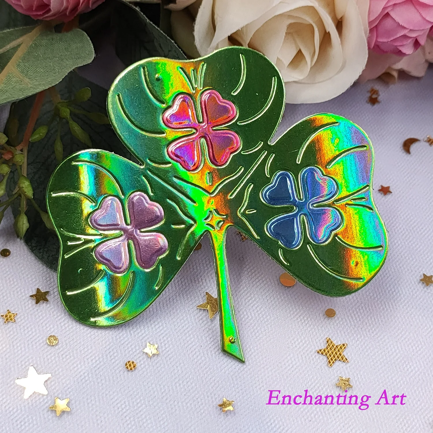 Металлические Вырубные штампы с красивым клевером новинка 2021 трафареты для