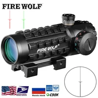 3x28 green red dot cross sight scope tactical optics riflescope fit 1120mm rail rifle scopes for hunting