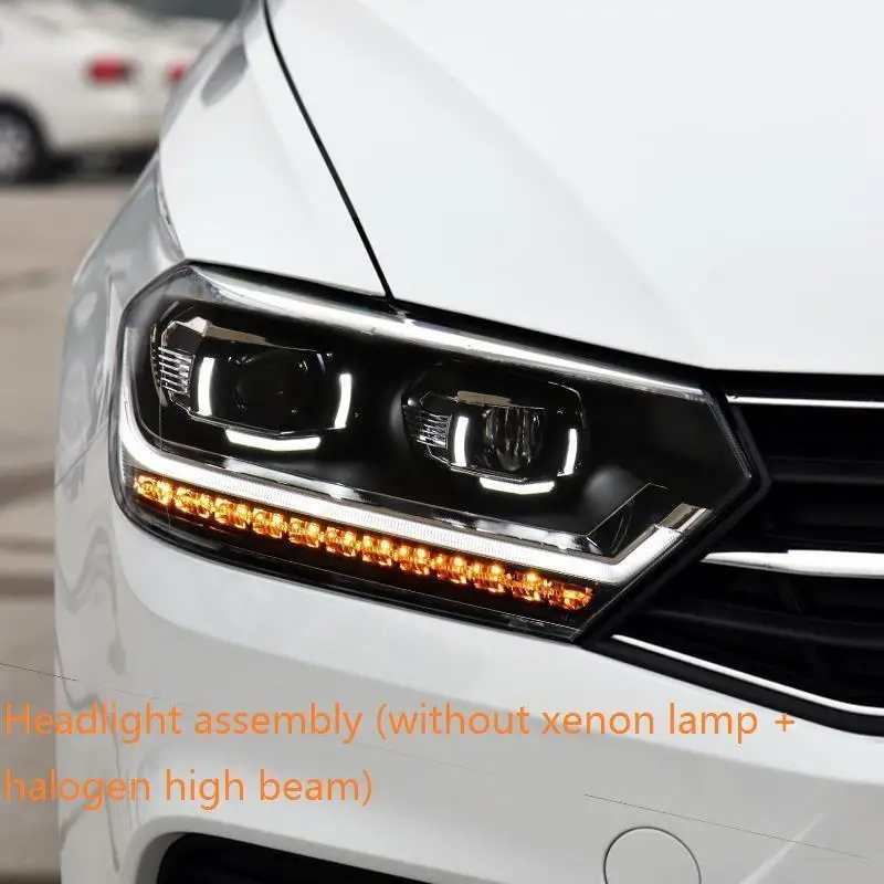 Neblineros Running Exterior Luces Led Para Авто Cob фары передние противотуманные задние Автомобильные фары в сборе 16 17 для Volkswagen Bora - Цвет: MODEL M