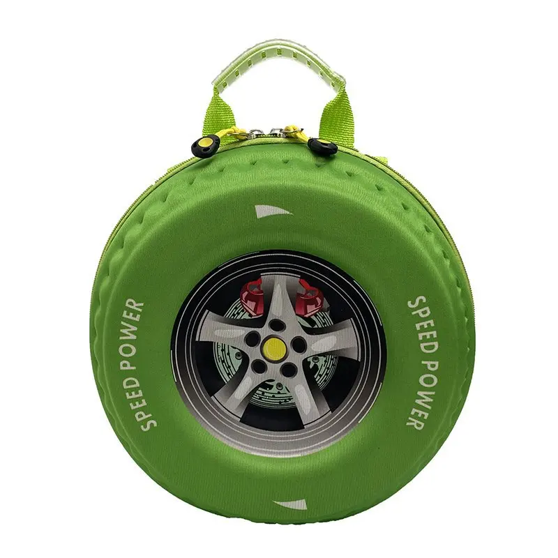 3D Car Tire Children Schoolbag Lovely Kids Small Backpack EVA Wheel Kindergarten Bag Age 3-5 Boy Girl Toddler Kawaii School Bag