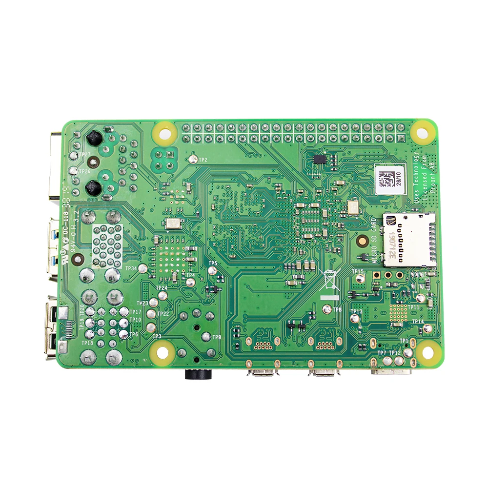 Официальная макетная плата Raspberry Pi 4 Model B 2 ГБ/4 ГБ/8 ГБ ОЗУ v8 1 5 ГГц поддержка 4/5 0 Wi Fi