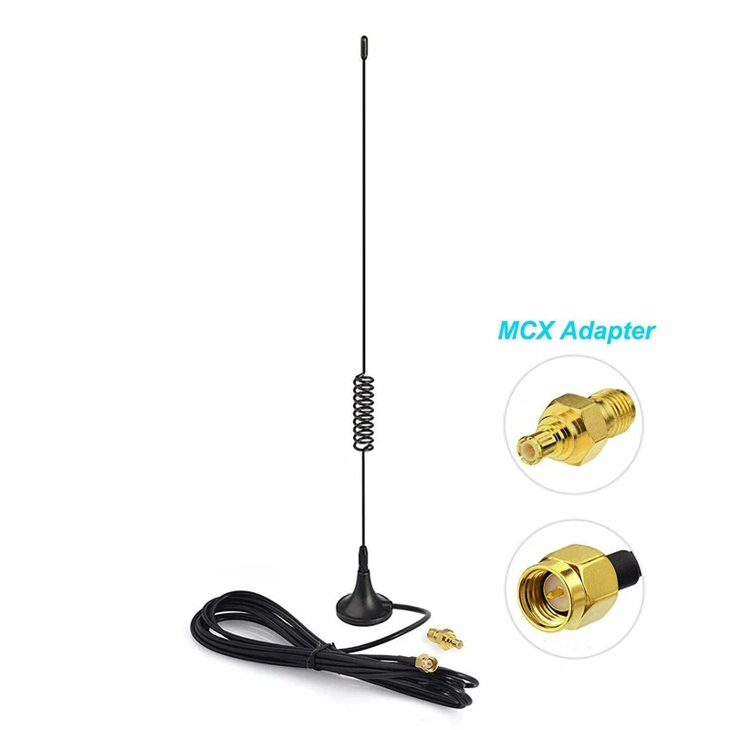 5DBi-1090MHz-Antenna-ADS-B-Modem-Router-SMA-Male-MCX-Male-For-FlightAware | Электроника