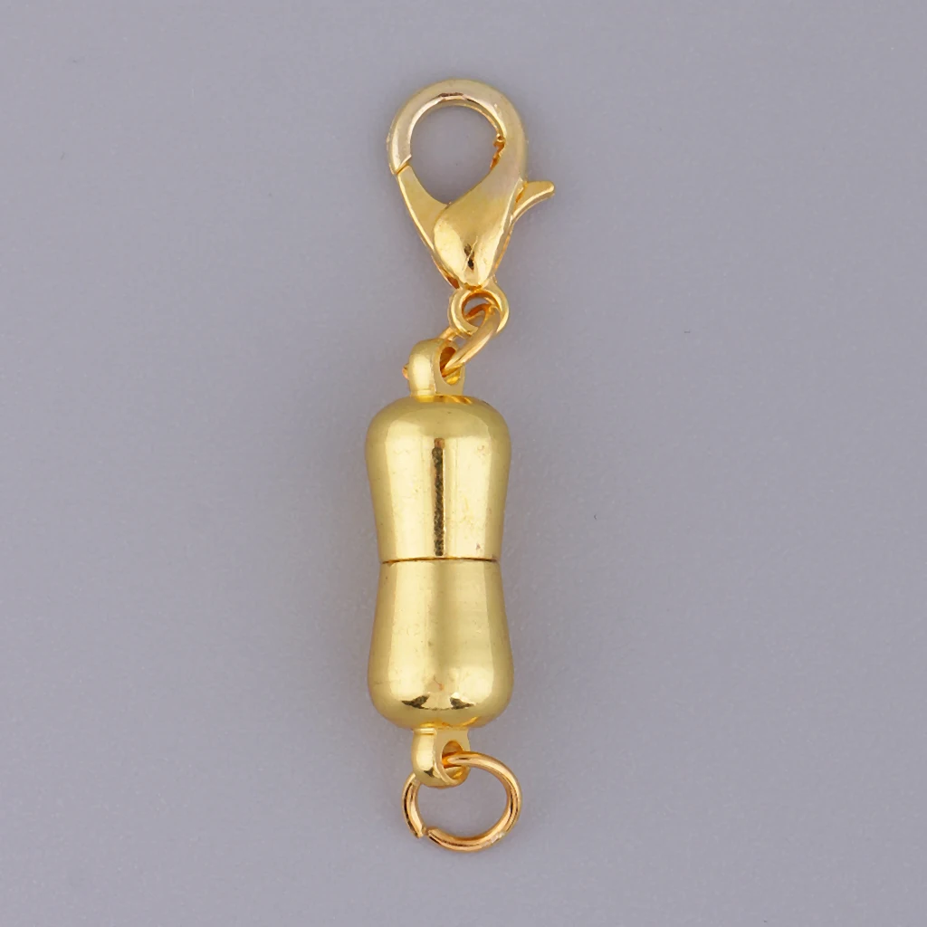 

5x Gold Plated Clasp Converter Necklace Bracelet With Lobster Clasp