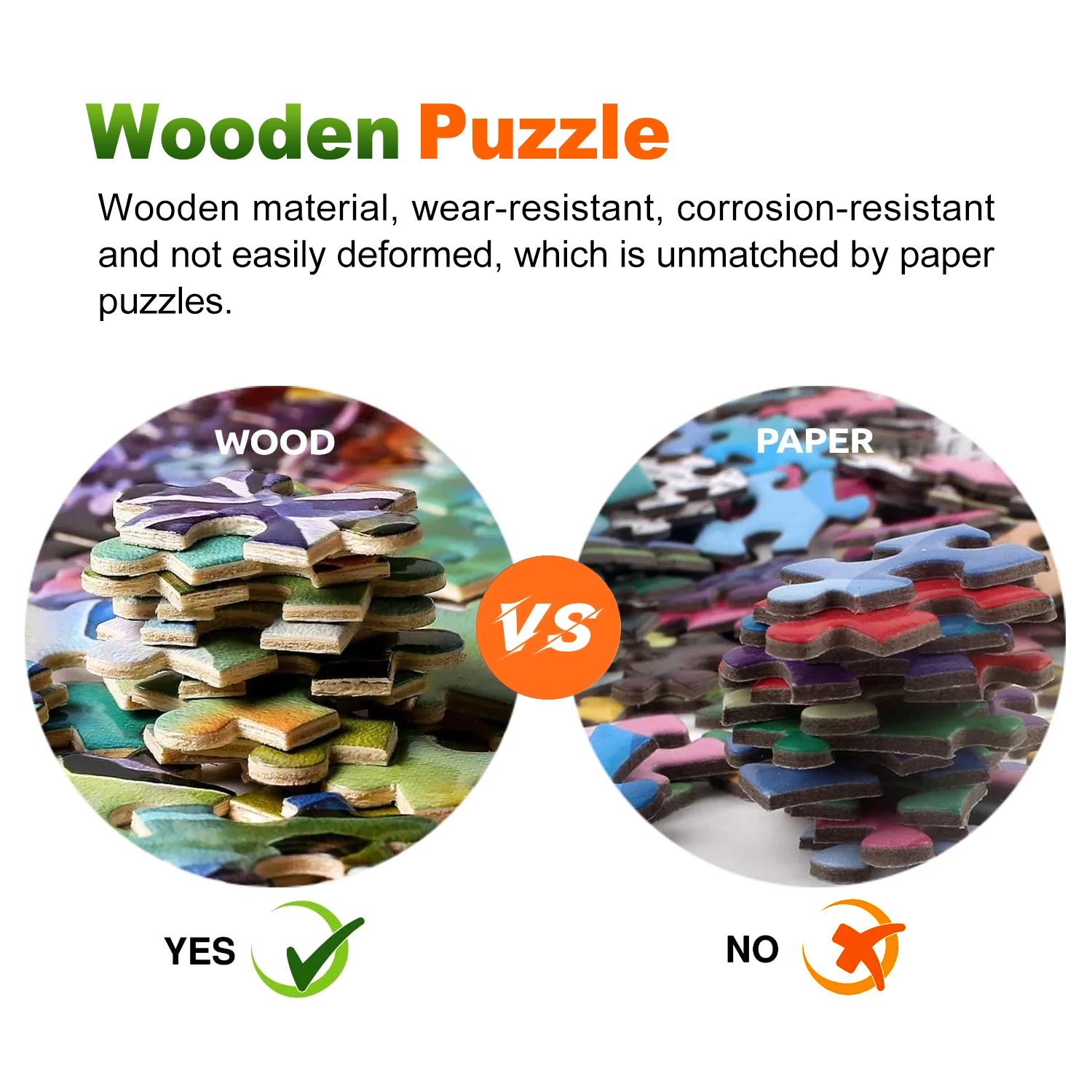 Деревянные пазлы из фото 300 шт 40x28 см