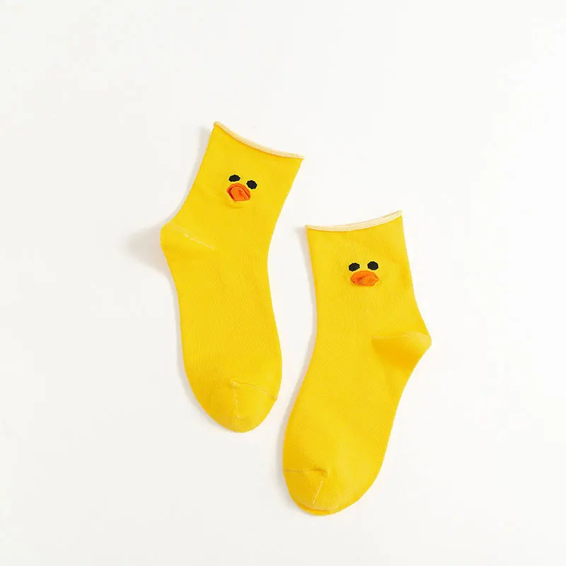 SP& CITY 5 пар/ком2/женские Короткие Носки с рисунком птиц по щиколотку дешевые студенческие Повседневные носки высокого качества женские милые носки