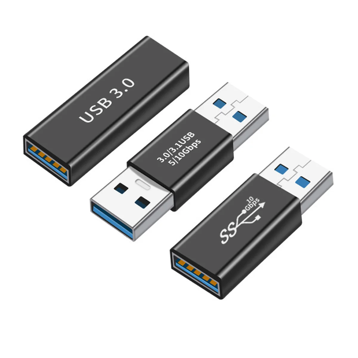 USB3.0 Connector USB To Adapter 5Gbps Gen1 Male to Female Converter SSD HDD Cable Extender 3.0 Extension Plug | Компьютеры и офис