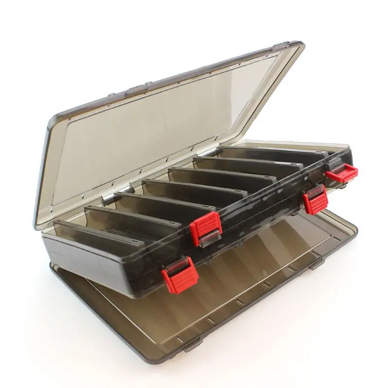 

Fish Hook Bait Double-side Lure Box Fishing Tackle Storage Container Case U2JB