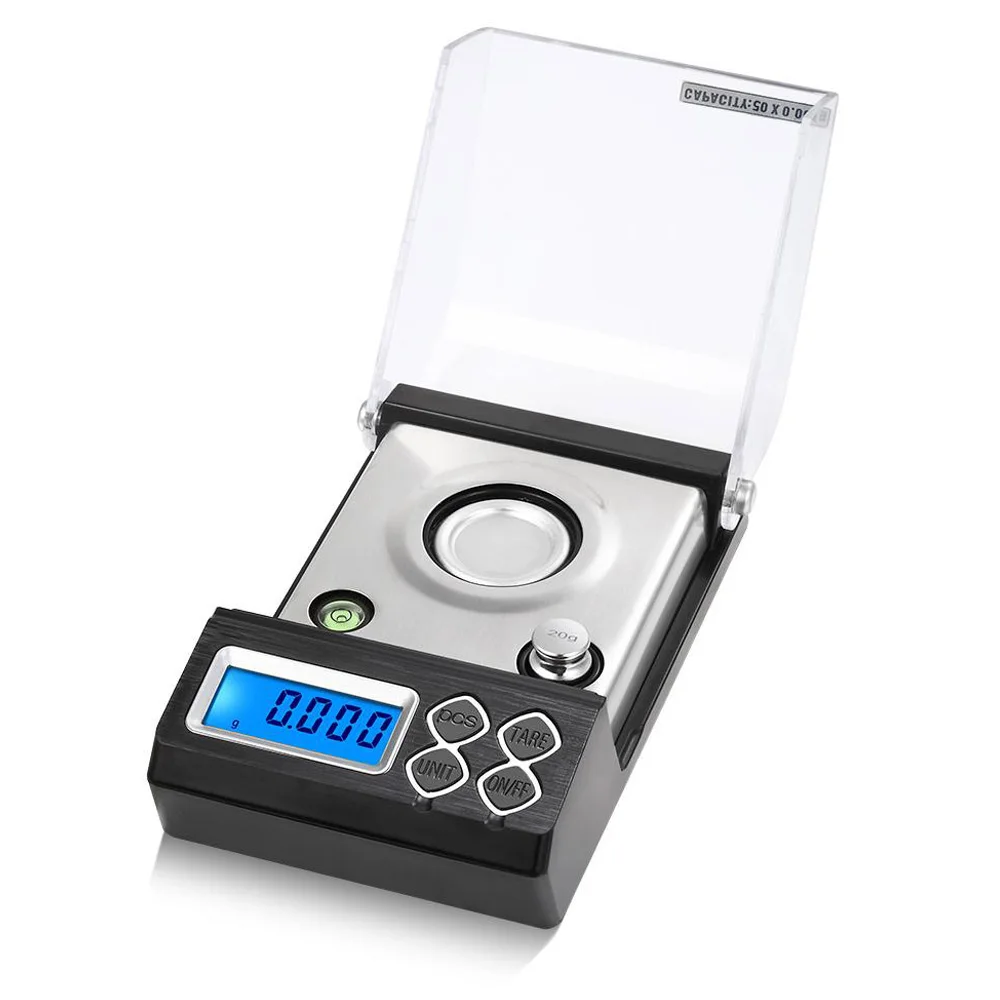 

20g/30g/50g/0.001g High Precision Professional Digital Milligram Scale Mini Electronic Balance Powder Gold Jewelry Carat Scales