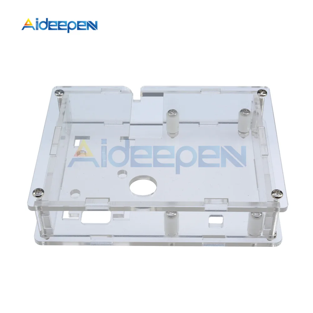 Прозрачный акриловый чехол Корпус Корпуса для транзистора тестера на