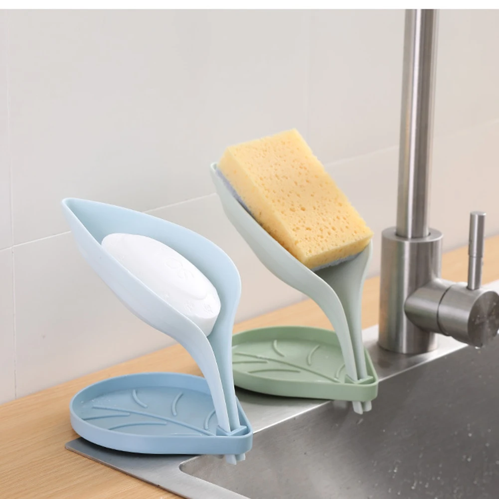 

Soap Box Shelf Leaf Soap Box Bathroom Toilet Drain Laundry Soap Rack