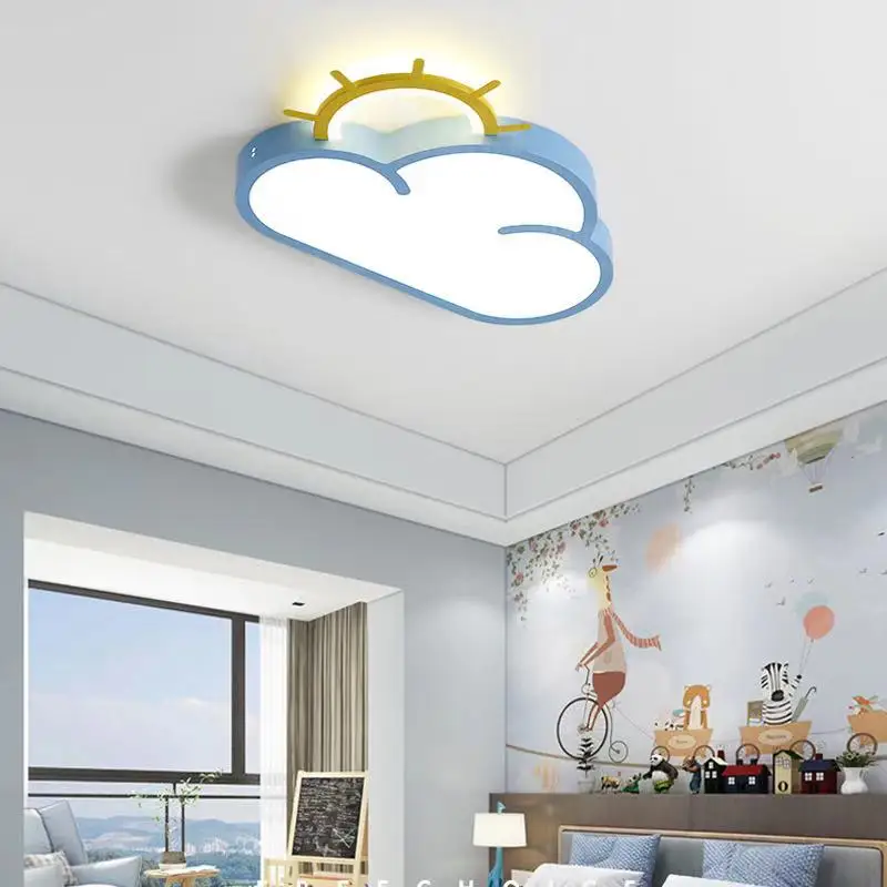 Светодиодный потолочный светильник люстра в виде облака для спальни детской