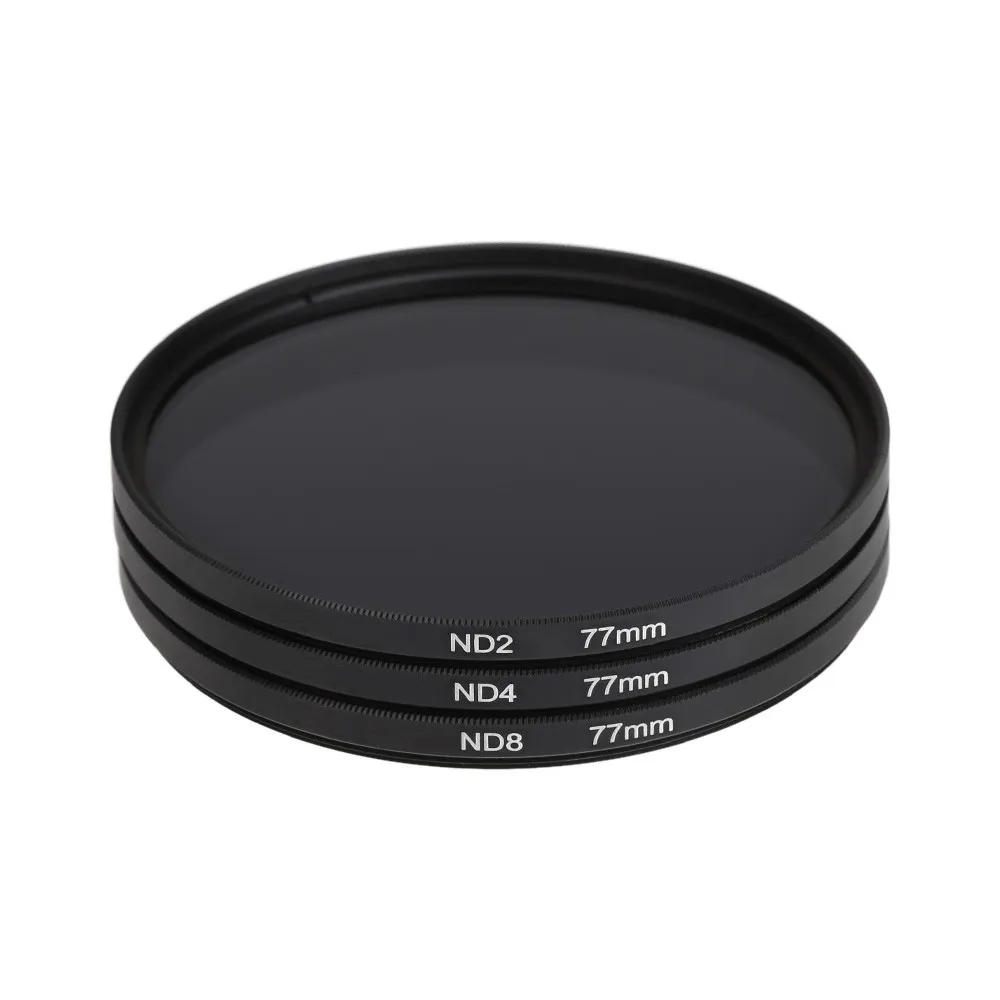RYH 3 in 1 Gray ND2 ND4 ND8 Lens Filter Kit Set 49mm 52mm 55mm 58mm 62mm 67mm 72mm 77mm for Canon Nikon Sony Pentax Camera | Электроника