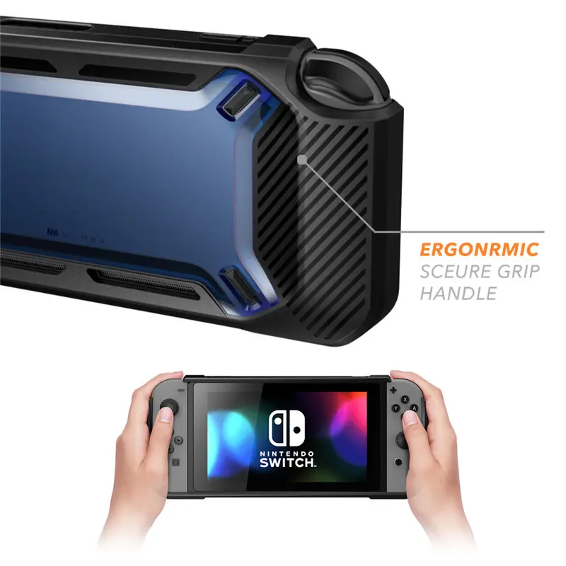 For Nintendo Switch Case Mumba Heavy Duty Rugged Slim Rubberized Snap on Hard Cover 2017 Release|Чехлы| |