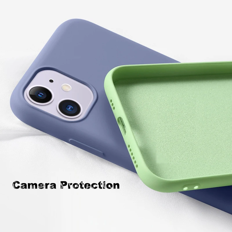 New Soft Silione Shockproof Back Cover Case For iPhone11 Pro Max 6 S 7 8 Plus X XS MAX XR Cute Candy Color Couples | Мобильные