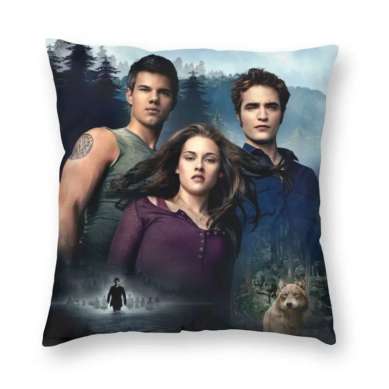 

The Twilight Saga Cushion Cover Double Side 3D Print Vampire Film Fantasy Floor Pillow Case for Sofa Pillowcase Home Decoration