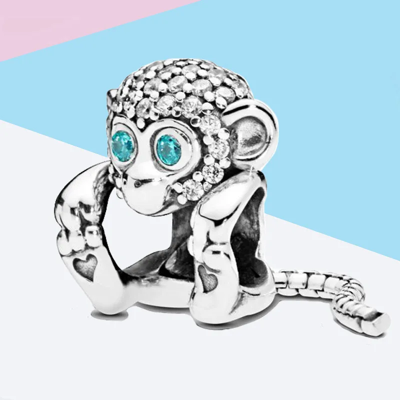CodeMonkey 100% Настоящее серебро 925 пробы кружева маргаритки пряжки Бусины Подходят