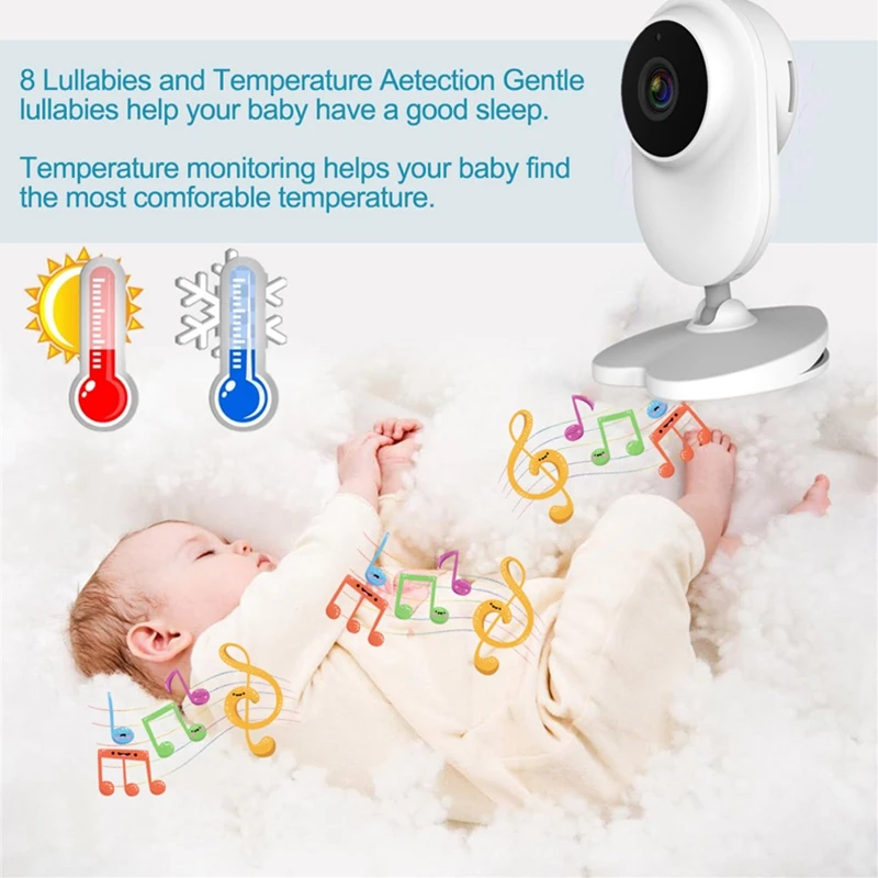 

Baby Monitor Wireless Security Camera 4.3 Inch Sn Baby Monitor with 1080P Camera for Infant Elderly