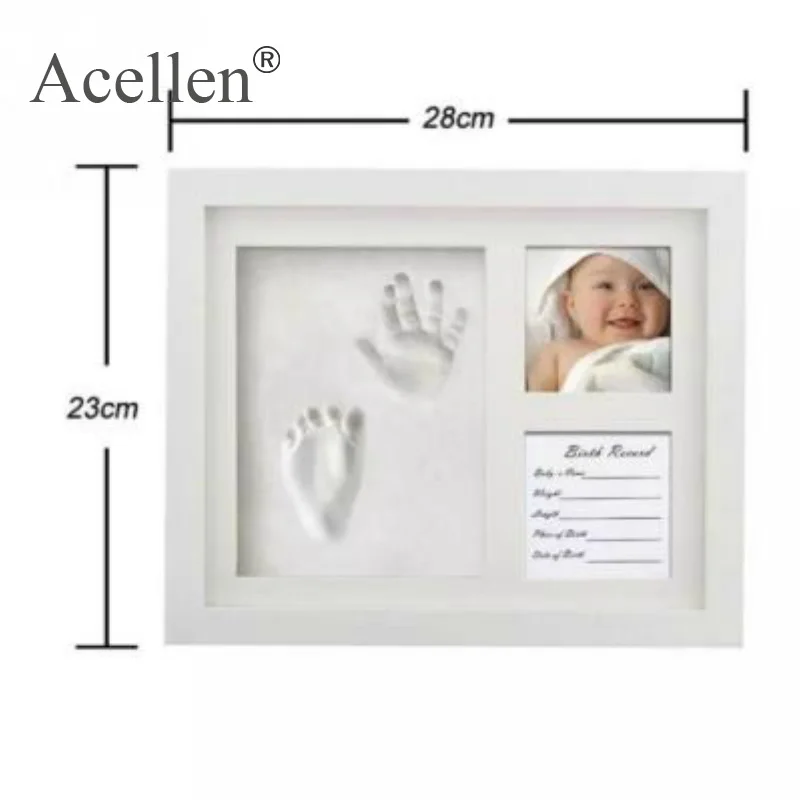 Деревянная фоторамка ручной работы сделай сам для детей с принтом рук и ног книга