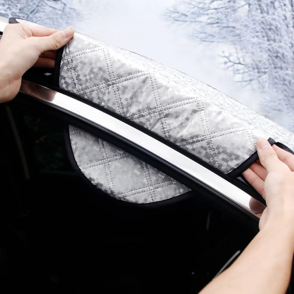

Car Magnetic Sun Shade Protector Front Windscreen Cover Car Anti Snow Frost Ice Shield Windshield Snow Waterproof Cover Items