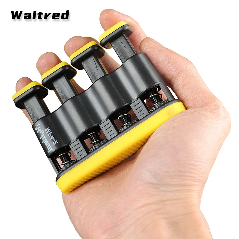 

Waitred Finger Exerciser Hand Grip Finger Trainer Adjustable Power Training Home Gym Fitness Equipment Piano Guitar Tension Grip
