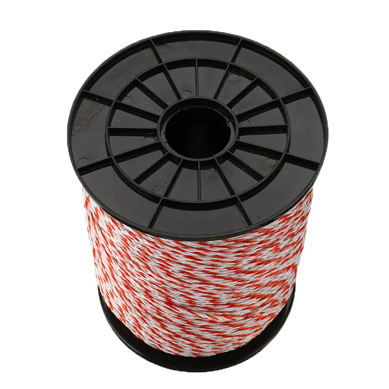 500 м рулонный трос для электрического ограждения красный белый полипровод со