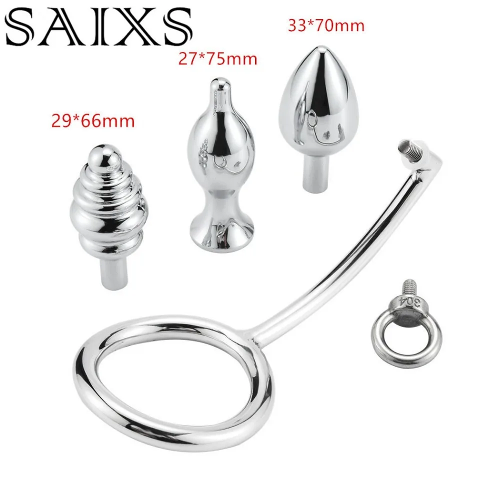 Анальный крючок Анальная пробка кольцо на пенис Блокировка пениса мудак