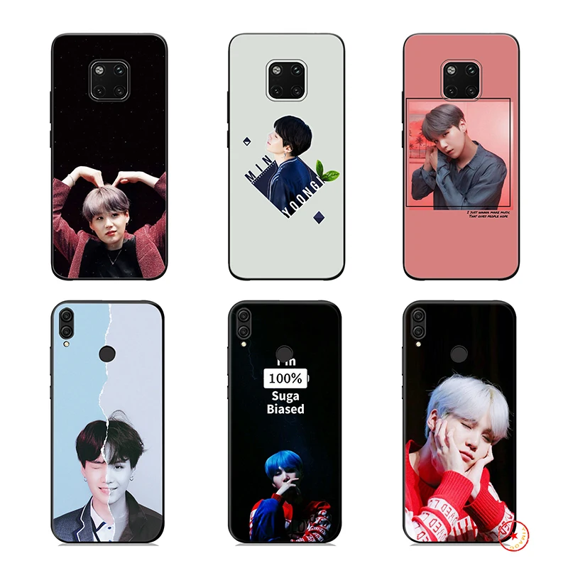 Мягкий силиконовый чехол Suga K Pop Min Yoongi для Huawei P30 P20 P10 Lite Pro P Smart Plus 2018 2019 Z |