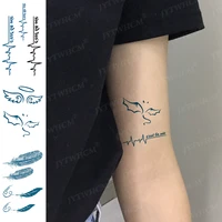 hells angels temporary tattoo for women minimalist wing letter flash tattoos totem finger sexy fake tattoos and body art man arm