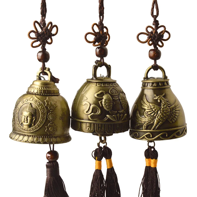 

Alloy Handicraft Buddha Engraved Bell Produces Loud Clear Sound School Meditation Church Buddhist Bronze Creative Gift Pet Bell
