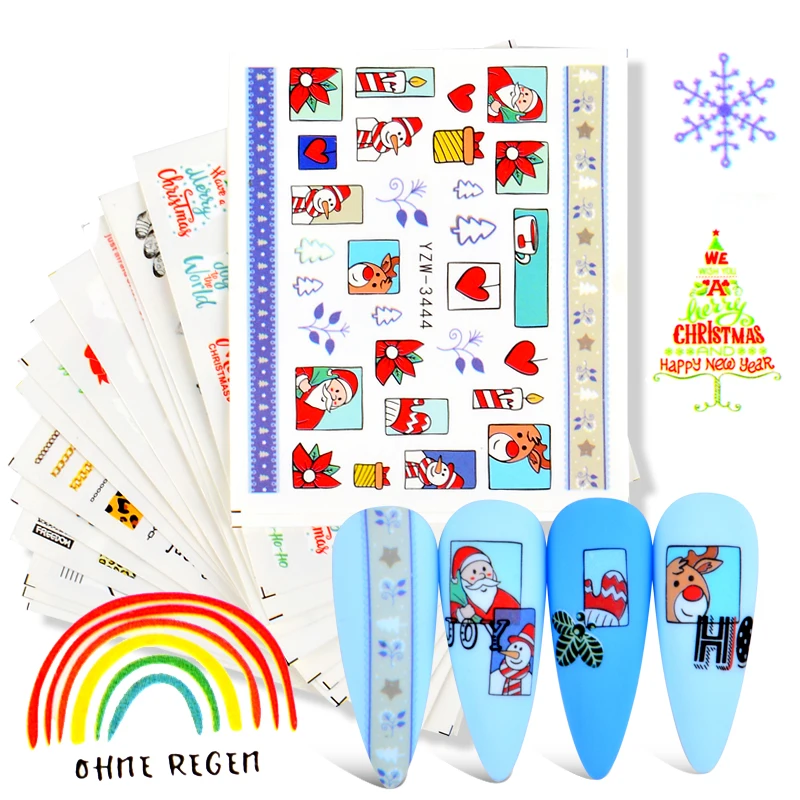 Новинка 2021 наклейка для ногтей слайдер красочная абстрактная женская маска