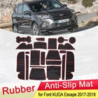 Резиновый противоскользящий коврик для Ford KUGA Escape MK2, подставка под подставку, C520, 2017, 2018, 2019