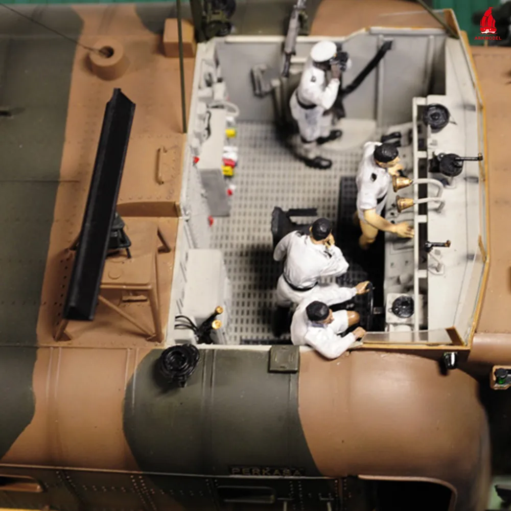 Несобранная пластиковая модель ARKMODEL 1:32 Perkasa комплект скоростных катеров с