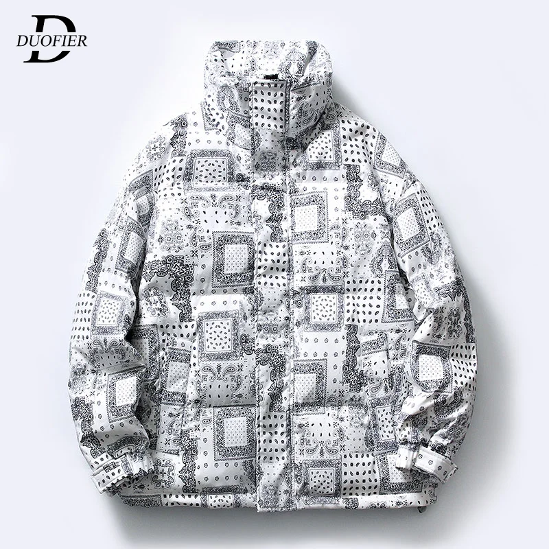 

Парка мужская с капюшоном, на белом утином пуху, с наполнителем, на зиму, 2023