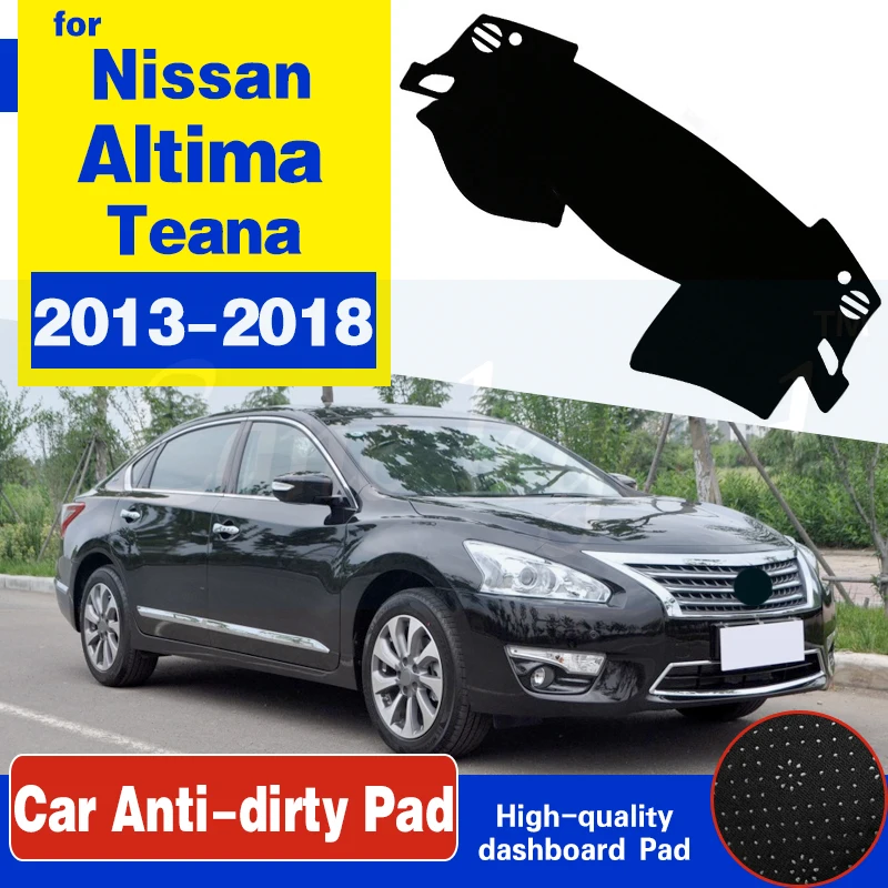

Anti-Slip Mat Dashboard Cover Pad Sunshade Dashmat Carpet Accessories for Nissan Altima Teana L33 2013 2014 2015 2016 2017 2018