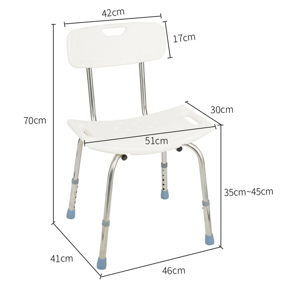 

Toilet Stool Bathroom Stool Squat Toilet Squatting Toilet Stool Bathroom Shower Chairs Kids with Back For Safety Support Bath