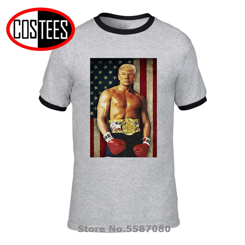 Rocky summer Balboa style Дональд Трамп 2020 футболка для мужчин чемпионат США президент