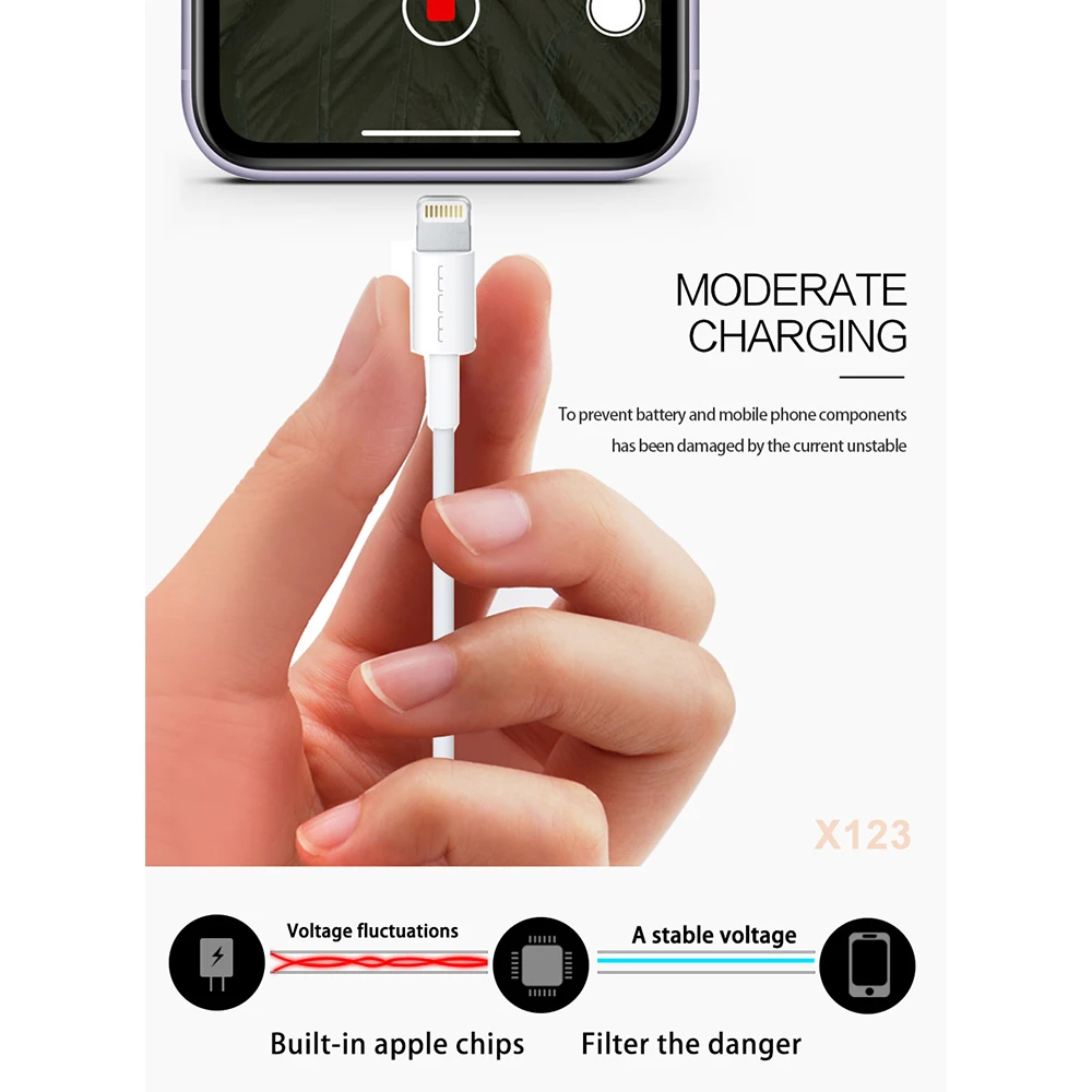 18 Вт USB кабель для мобильного телефона usb type C кабель зарядного устройства для iPhone 11 Pro XR XS Max X PD провод для быстрой зарядки абсолютно