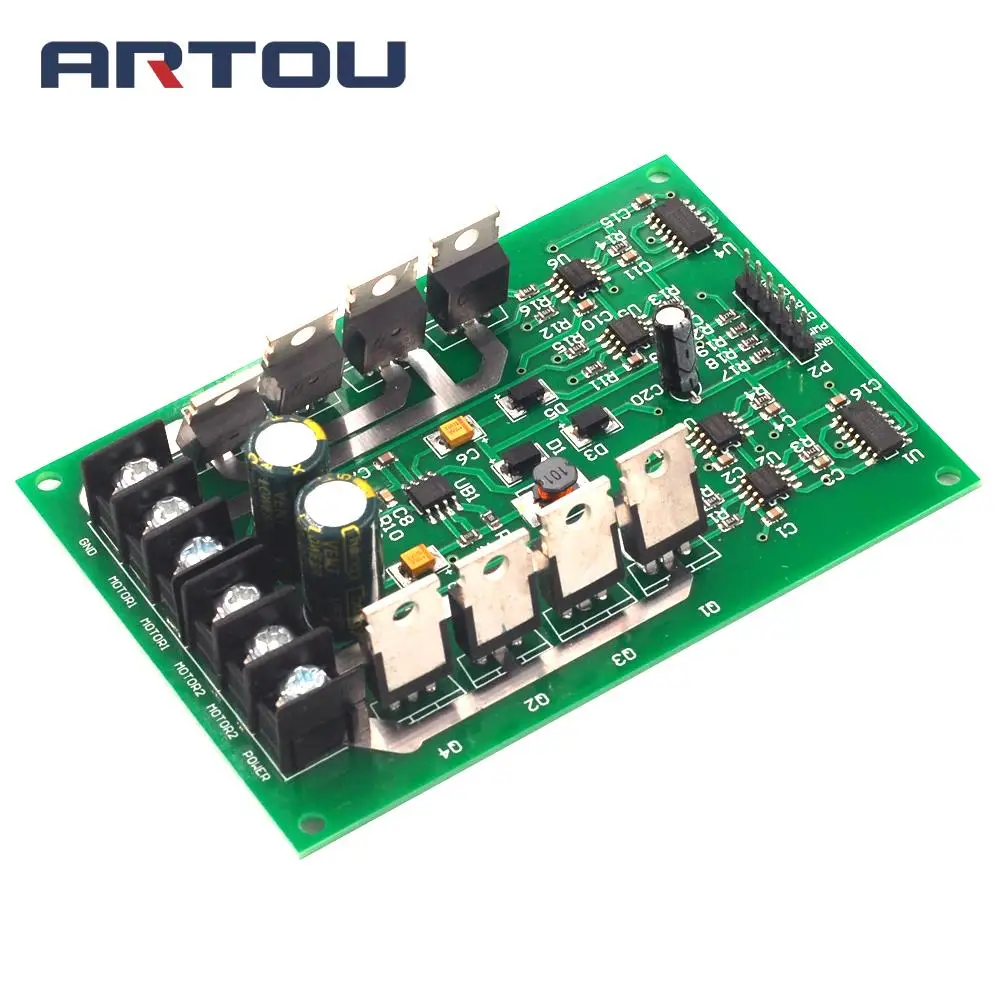 Двойная плата драйвера двигателя постоянного тока H Bridge PWM модуль привода MOSFET IRF3205
