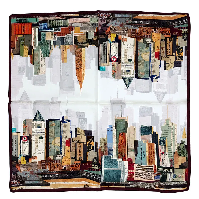 

2021 квадратный шарф из 100% натурального шелка тутового шелкопряда, женские модные шарфы на шею, женский платок из шерсти, Женская бандана, шал...