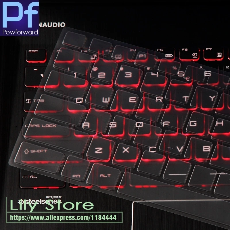 Прозрачная клавиатура из ТПУ чехол для MSI GT76 GE73 GL73 GE75 GP75 GL75 GF62 GV62 GF72 GL63 GF75 17 3 дюймов
