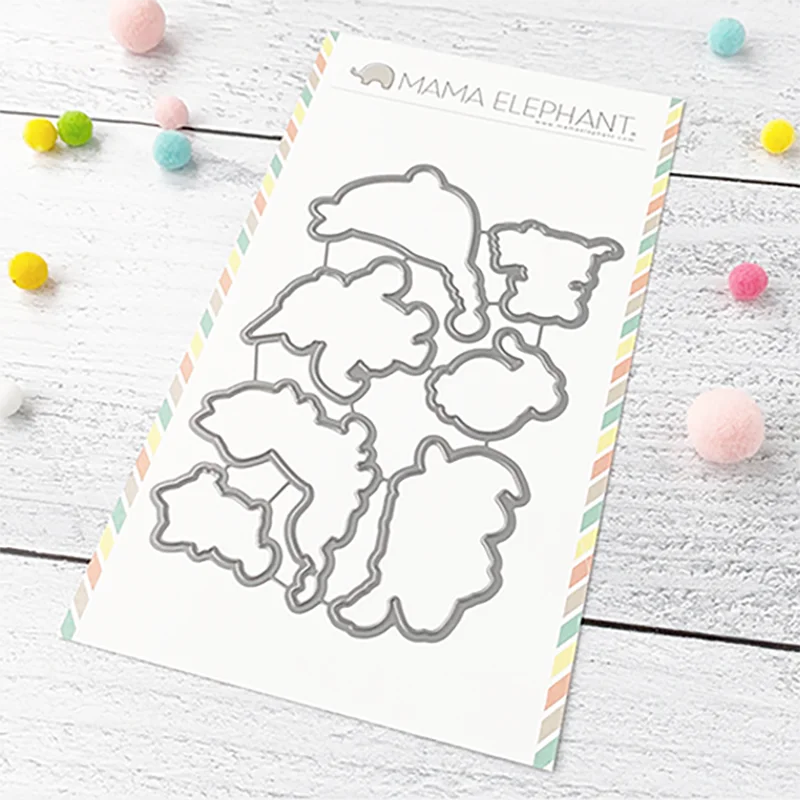 

HAPPY HAUNTING Arrival New Metal Cutting Dies Scrapbook Diary Decoration Stencil Embossing Template DIY Make Albums Handmade